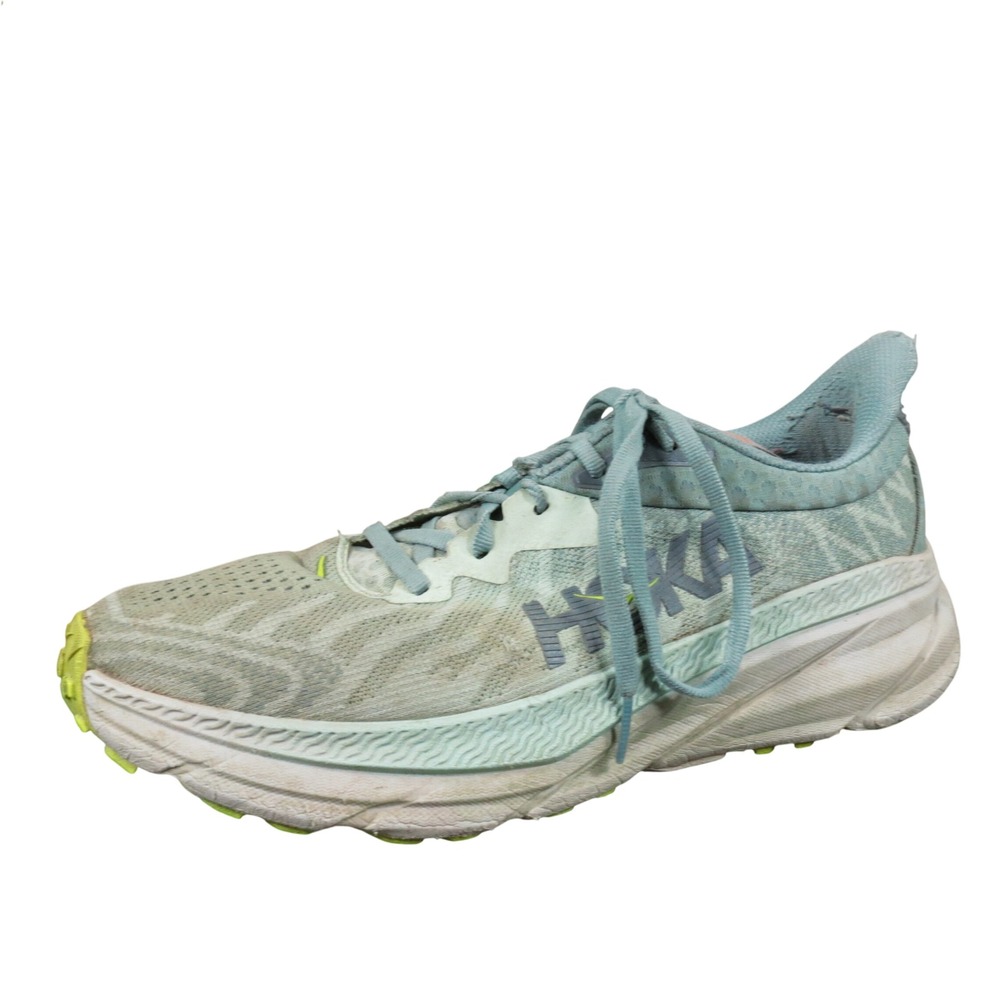 Hoka Challenger ATR 7‎ Women's Size 9.5 Green Textile Trail Running Shoes